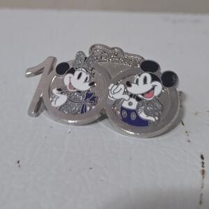 Disney Pin Mickey And Minnie 100 Years Of Wonder Travel Club 100th 2023